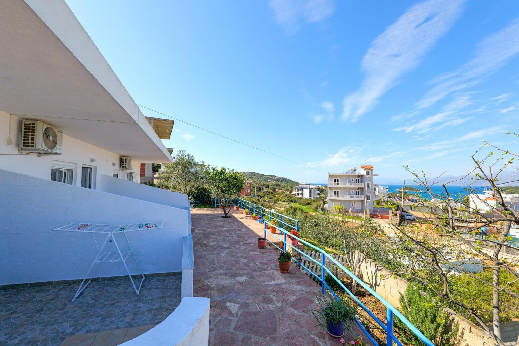 Guesthouse Blue Sky Ksamil Zewnętrze zdjęcie